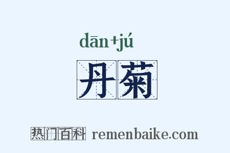 丹菊是什么意思的图片